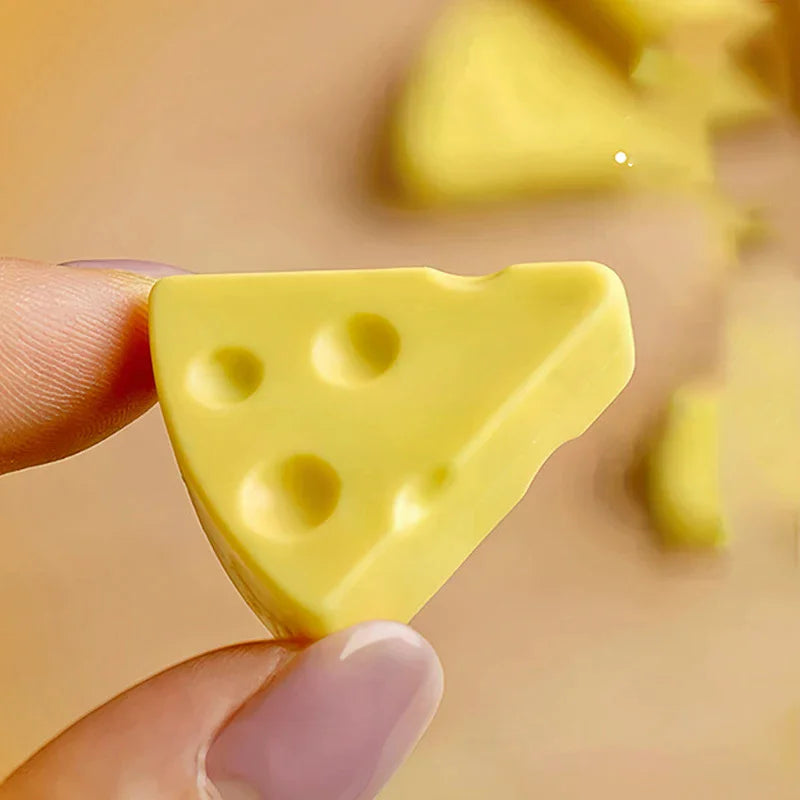 Gomme Fromage Originale – Lot de 7 Pièces, Douce & Sans Traces
