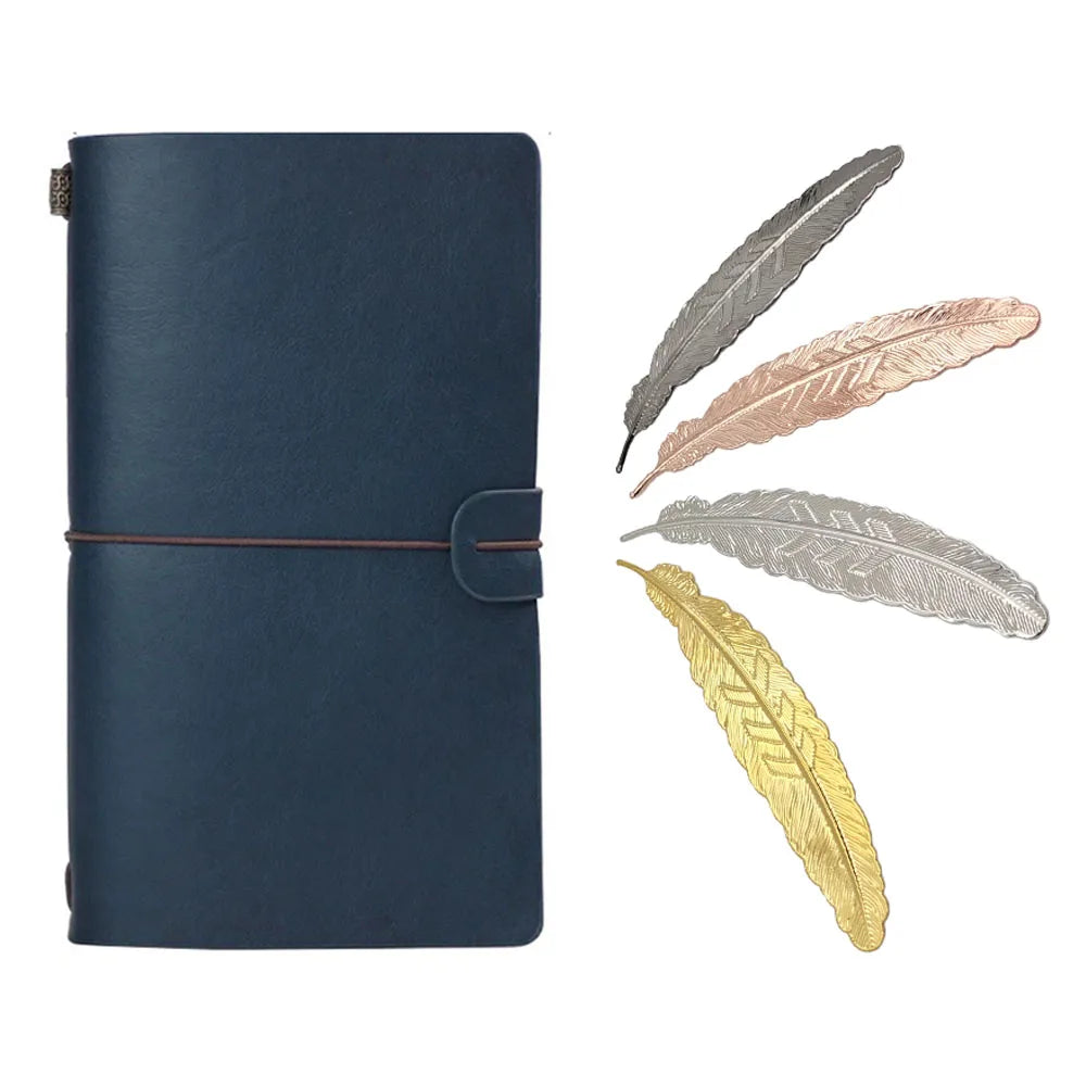 Carnet A6 Cuir Rétro à Sangle – Feuilles Mobiles – Journal de Voyage – 5 Coloris