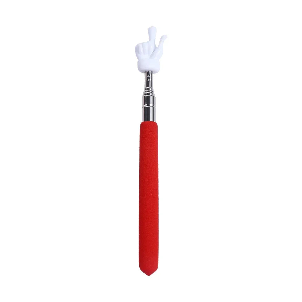 Baguette Télescopique Enseignant – Pointeur Tableau Blanc & TBI, 55 cm, Acier Inox, 8 Coloris ou Lot de 4
