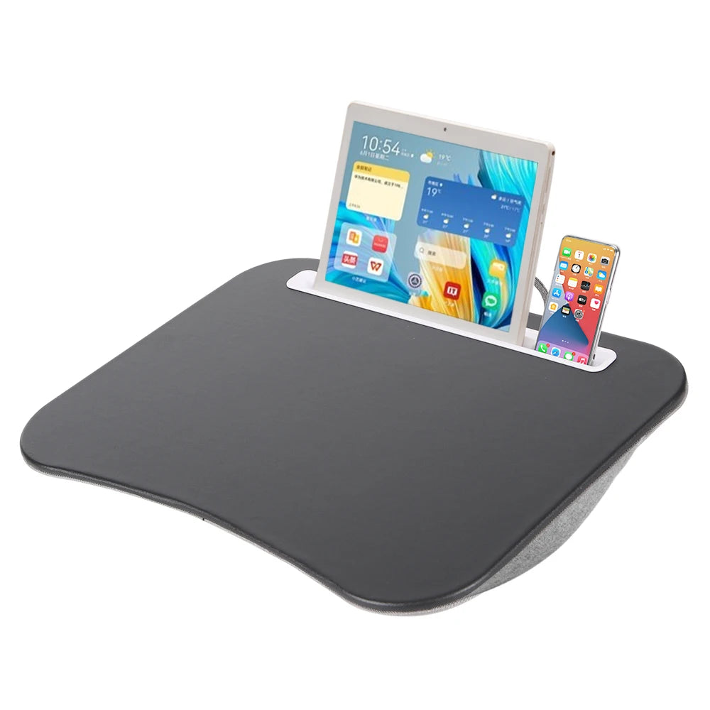 Bureau Laptop Coussin MUMUCC – Table Portable Multifonction, Tapis Souris, Mousse, Plusieurs Coloris