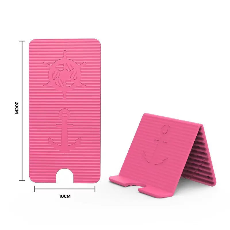 Support Téléphone & Tablette Pliable en Silicone – Universel – Bureau & Voyage – 4 Coloris