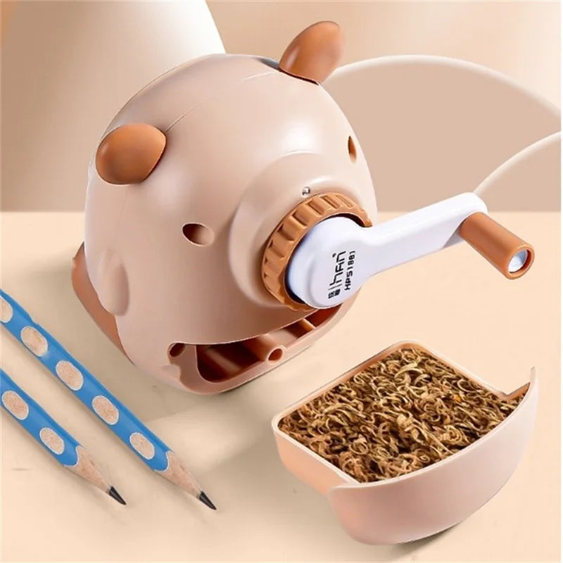 Taille-Crayon Capybara Kawaii – Papeterie Créative Style Coréen, 4 Modèles