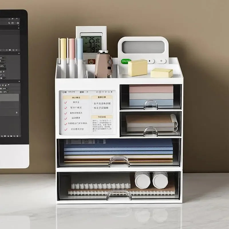 Organisateur de Bureau – Porte-Stylos & Rangement Papeterie, 5 Modèles