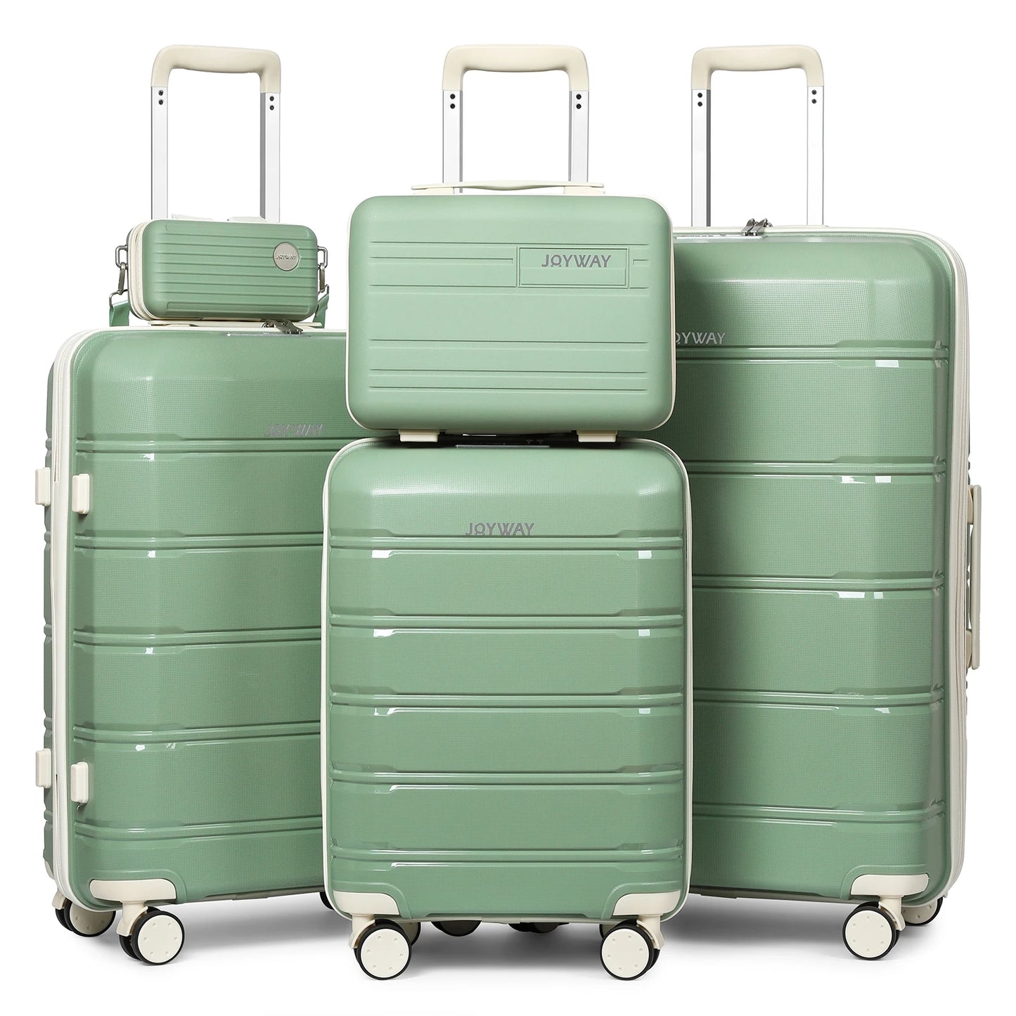 Set de Valises Joyway – Lot 3 ou 5 Pièces, Roulettes Spinner 360°, Serrure TSA
