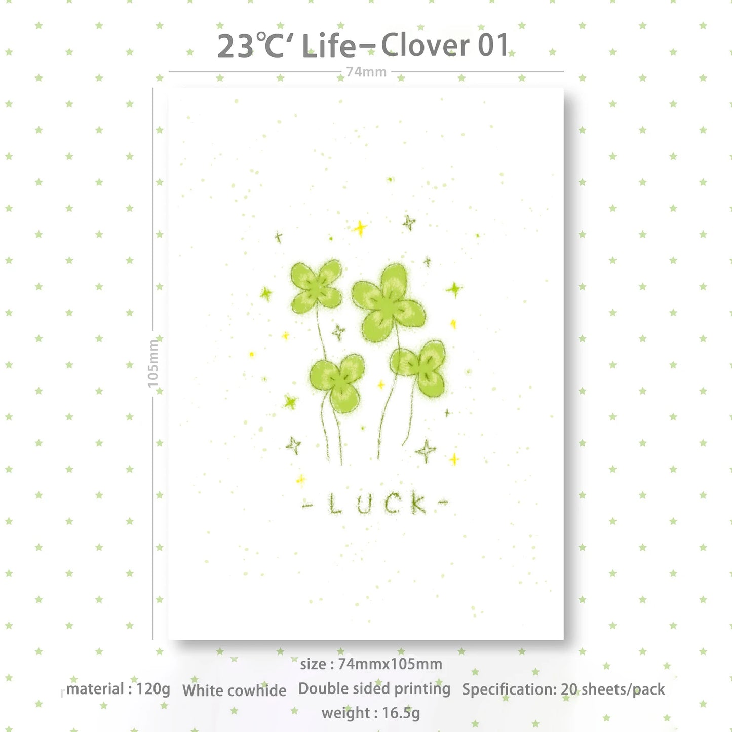 Papier à Lettres – Motifs Charmants Assortis pour Écriture Créative & Décoration, 10 Designs