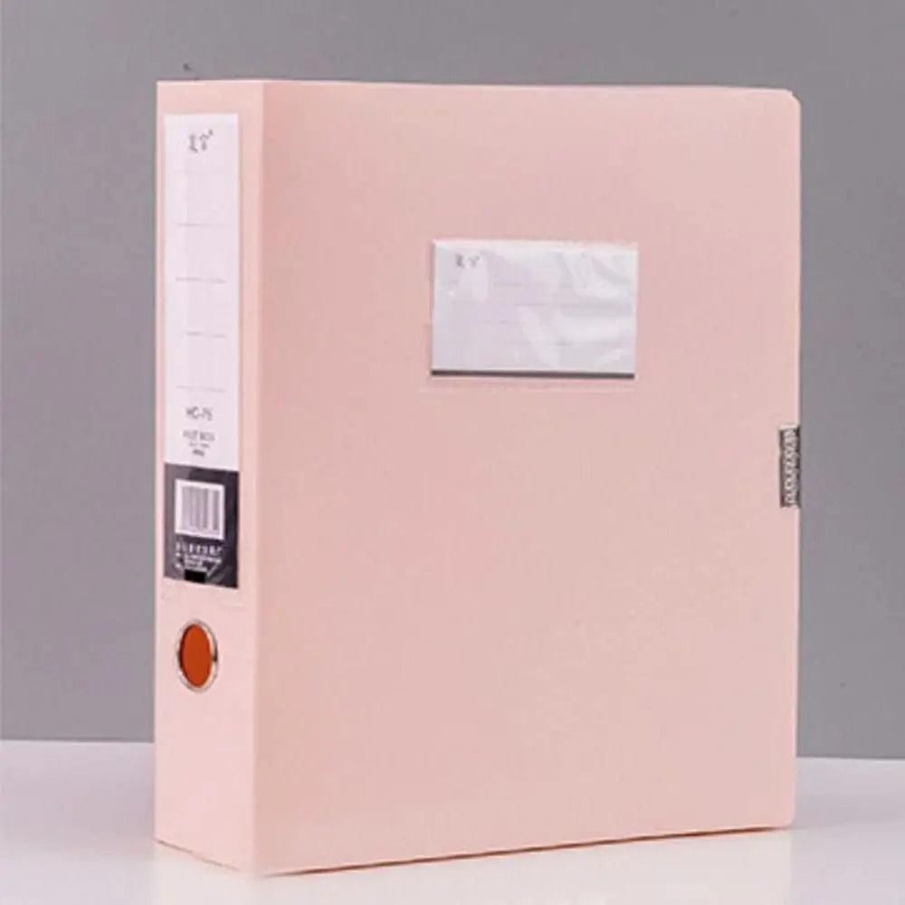 Boîte de Rangement Documents A4 – Grande Capacité, Bureau & École, 8 Coloris