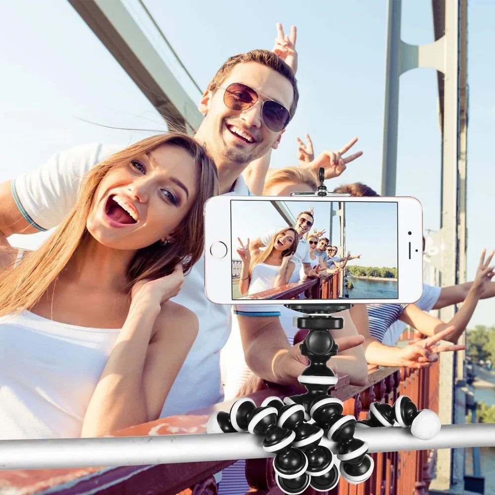 Mini Trépied Flexible Octopus pour Smartphone – Poulpe, Support Universel, Compact & Léger