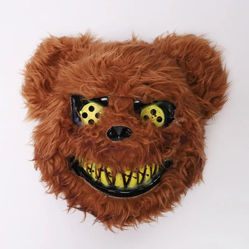 Masque Halloween LED Lapin & Ours – Déguisement Cosplay Carnaval Adulte