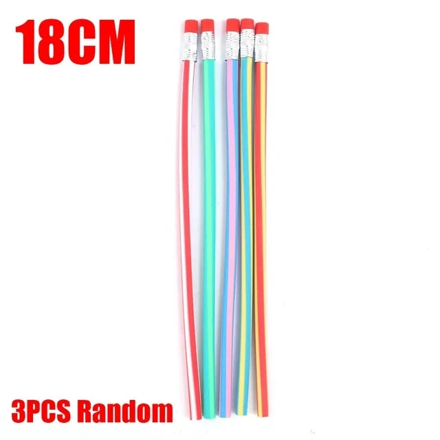 Crayons Flexibles Magiques – Incassables & Pliables – Lot de 1, 3 ou 6 – Taille S, M ou L