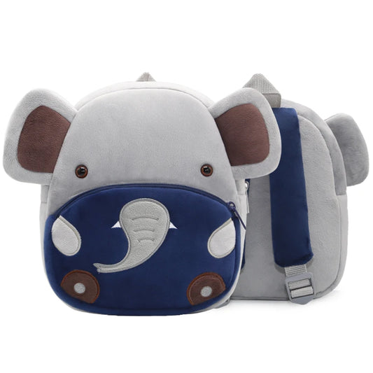 Mini Sac à Dos Éléphant en Peluche – Mixte, Idéal Maternelle & Crèche
