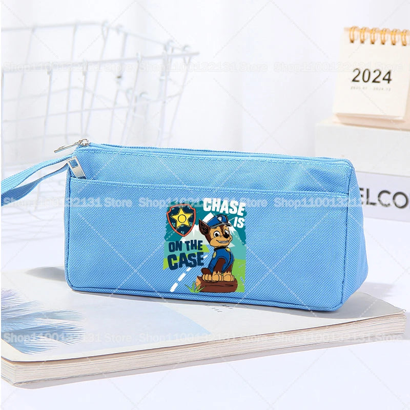 Trousse à Crayons Pat’ Patrouille Grande Capacité – Tissu Oxford – Cadeau Élève