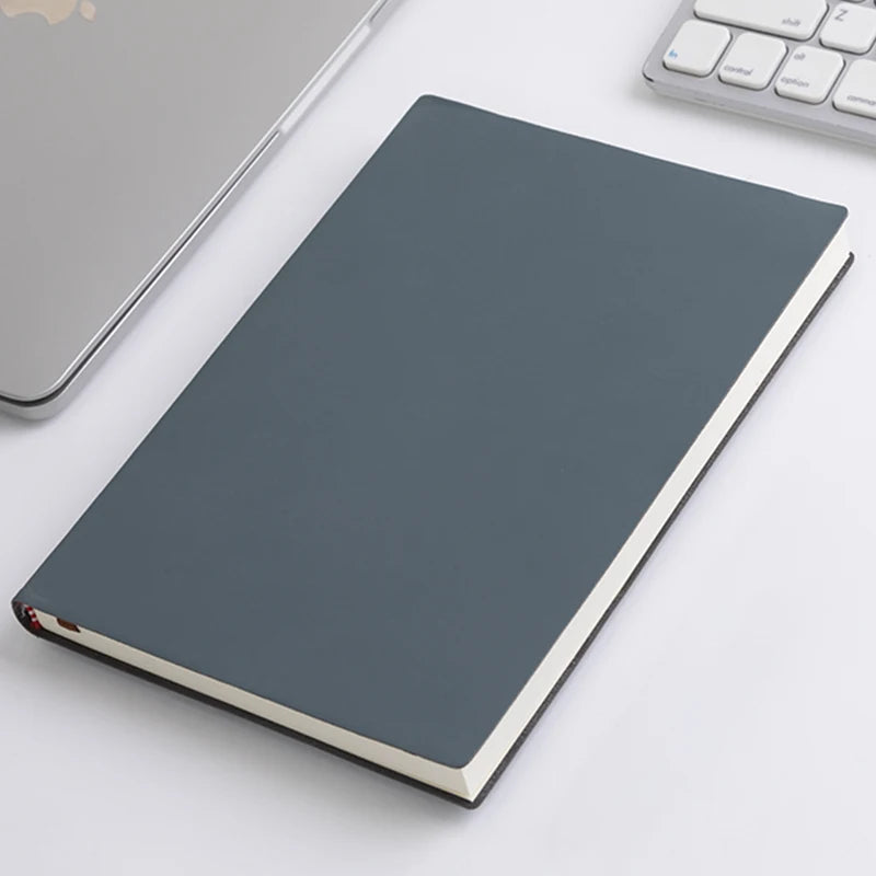 Carnet A5 en Cuir Souple – 120 Pages – Couverture Imperméable – Journal & Écriture – 4 Coloris