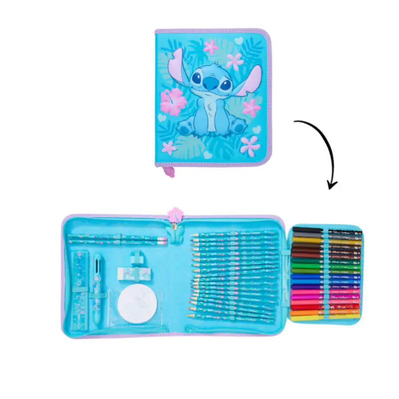 Collection Stitch – Sac à Dos, Trousse, Gourde & Lunch Box, Au Choix
