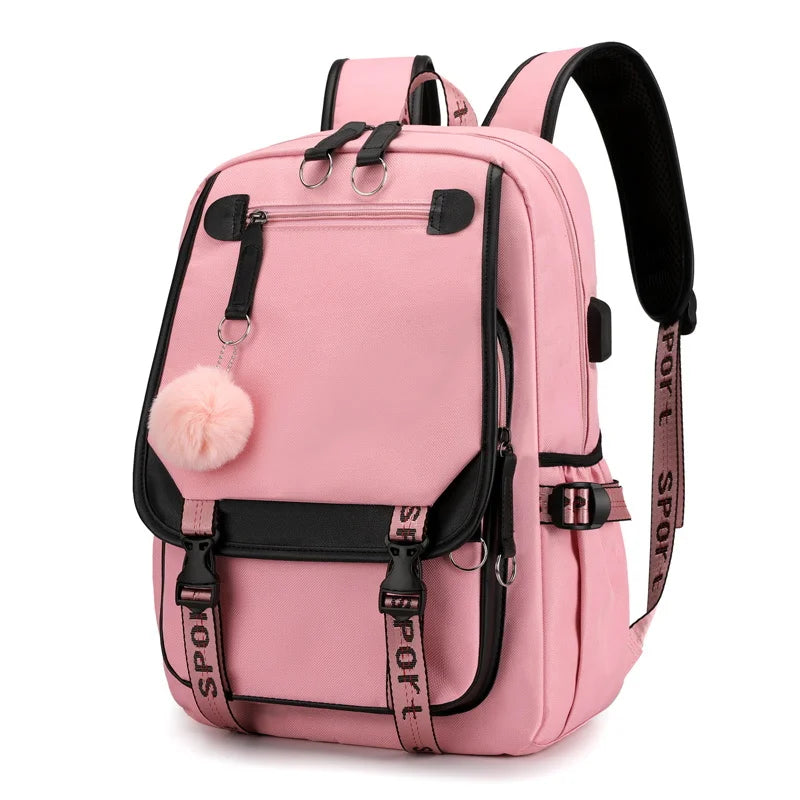 Sac à Dos Harajuku – Nylon, Grande Capacité, École & Voyage, 6 Coloris