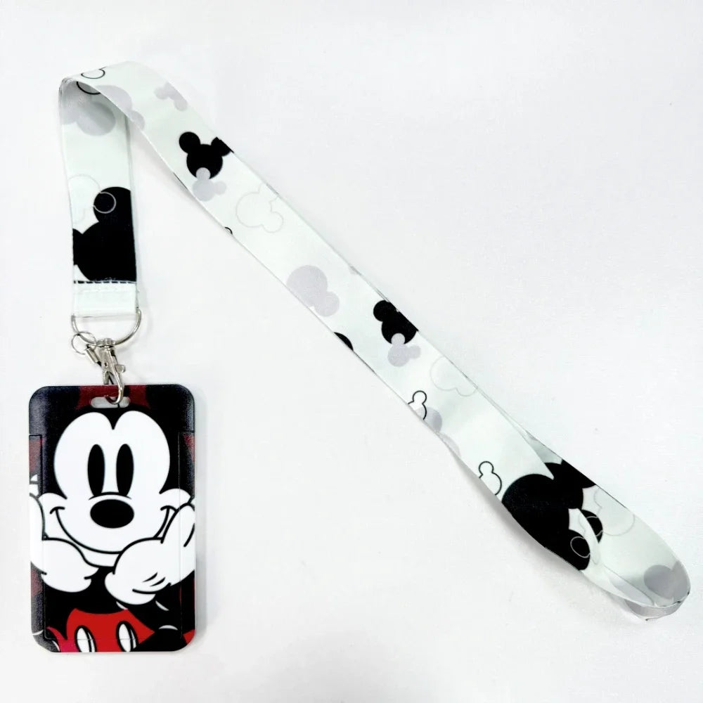 Cordon Tour de Cou Porte-Badge Disney – Mickey, Mulan, Winnie & Personnages – 20 Designs