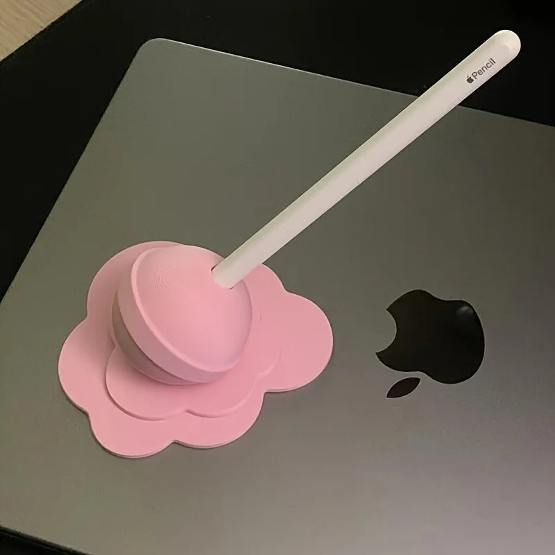 Porte-Stylet Apple Pencil – Design Pomme Fondue – Support Bureau Original