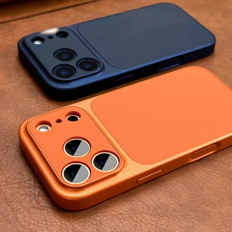 Coque Rétro Luxe pour iPhone – Semi-Rigide, Compatible iPhone 13 à 17 Pro Max, 5 Coloris