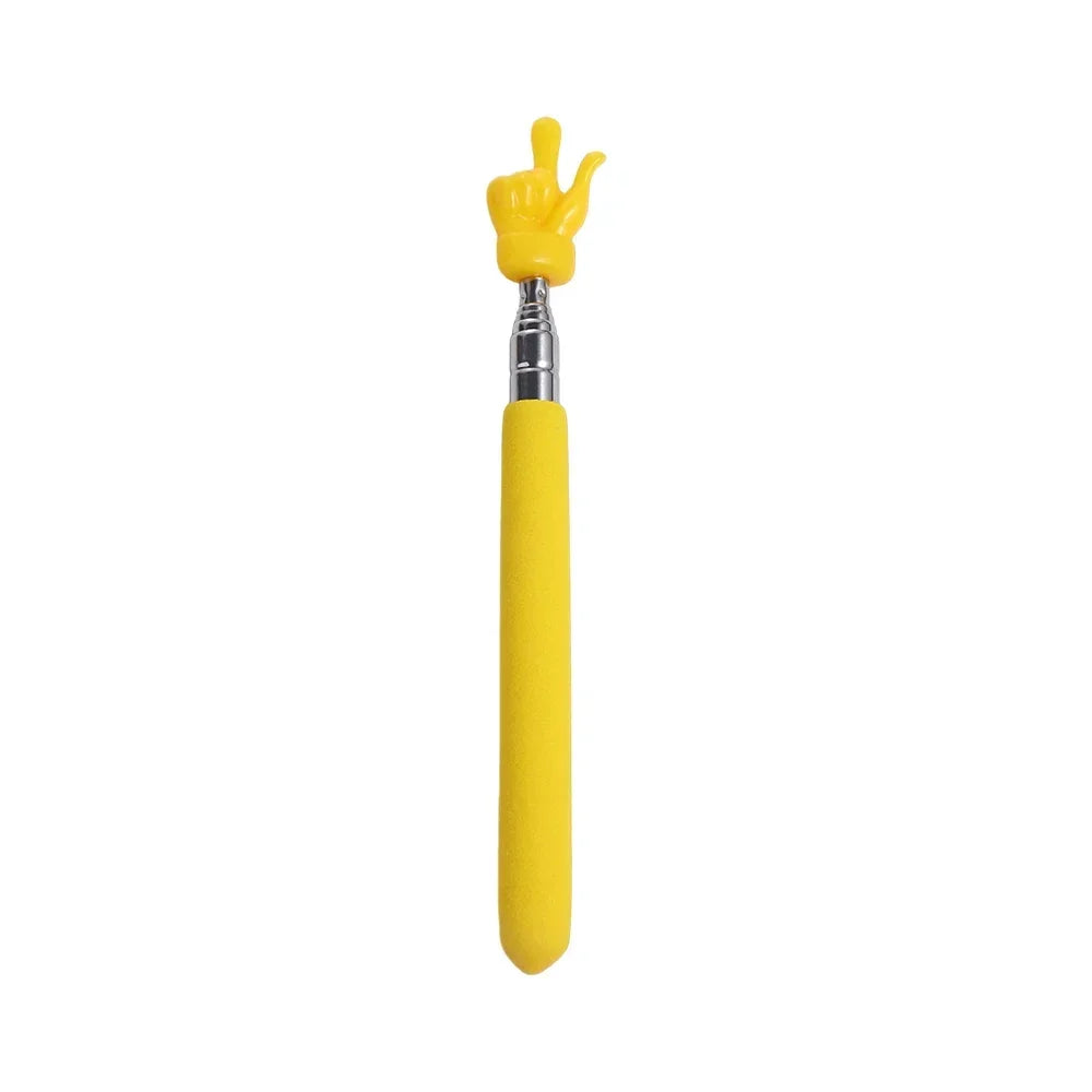 Baguette Télescopique Enseignant – Pointeur Tableau Blanc & TBI, 55 cm, Acier Inox, 8 Coloris ou Lot de 4