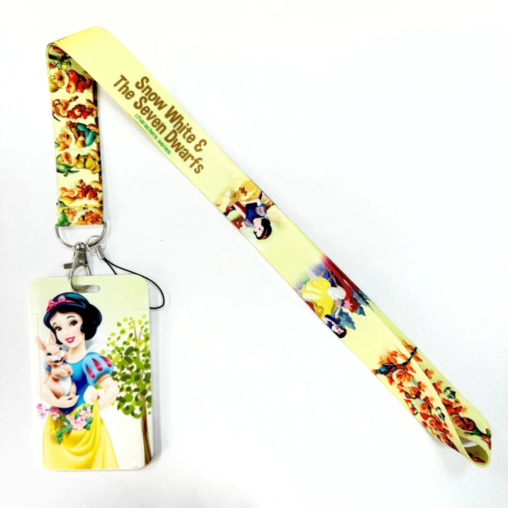 Cordon Tour de Cou Porte-Badge Disney – Mickey, Mulan, Winnie & Personnages – 20 Designs