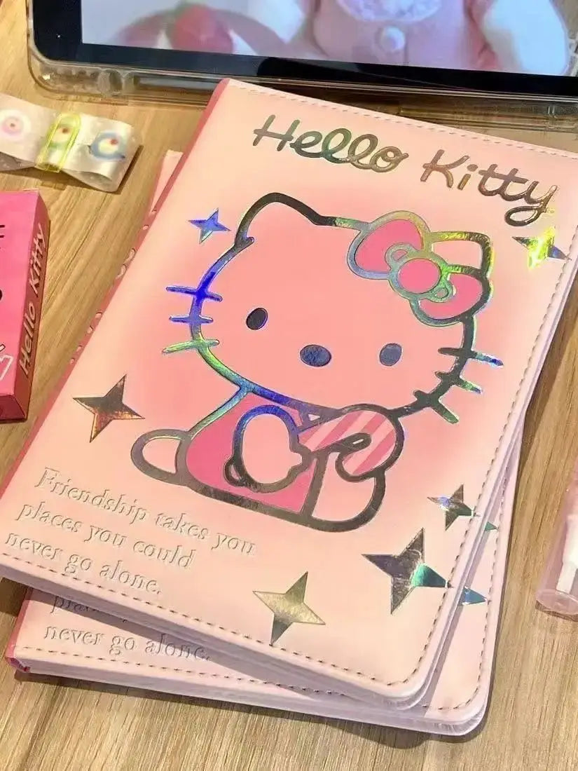 Cahier A6 Hello Kitty – Journal Étudiant Kawaii – Pages à Colorier – Papeterie Mignonne