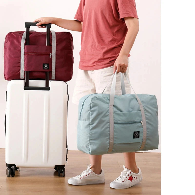 Sac de Voyage Pliable 25L – Nylon Léger, Cabine, Week-end & Sport Femme