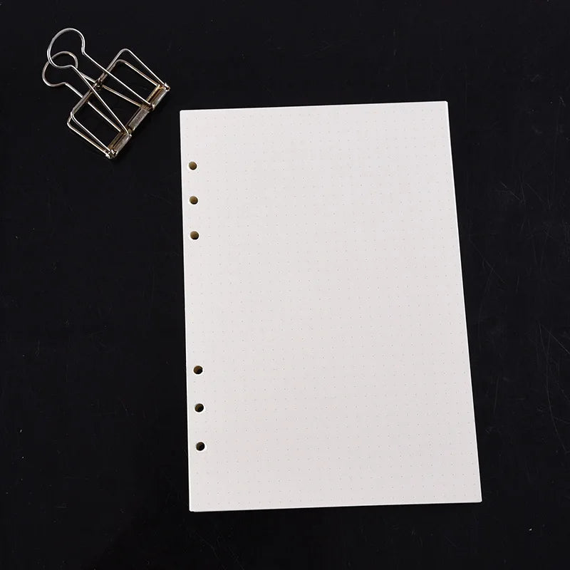 Recharges Feuilles Mobiles pour Classeur – A4, B5, A5, A6, A7 – Ligné, Quadrillé, Vierge & Accessoires