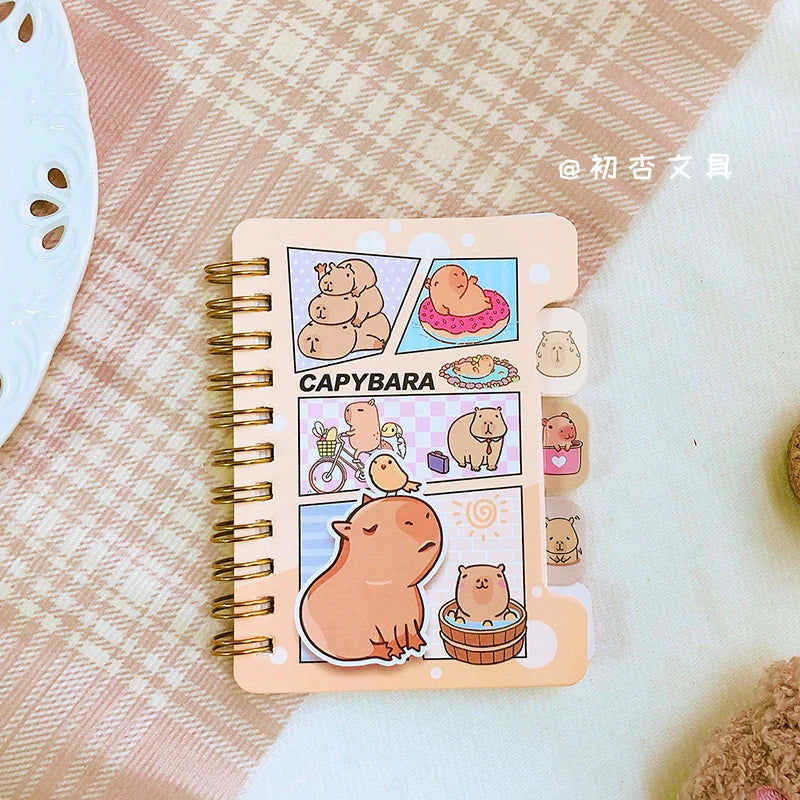 Bloc-notes Kawaii Capybara – Mémo Pad Esthétique, Papier Brouillon, Journal & Agenda