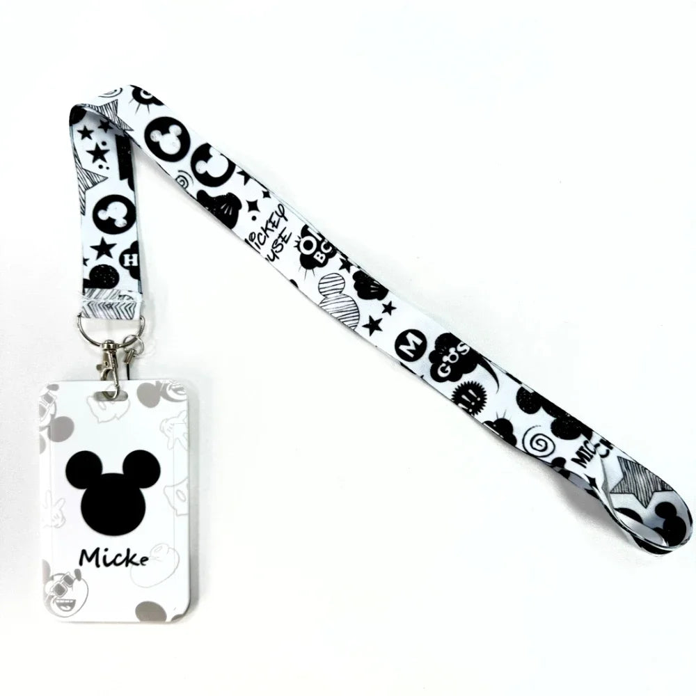 Cordon Tour de Cou Porte-Badge Disney – Mickey, Mulan, Winnie & Personnages – 20 Designs