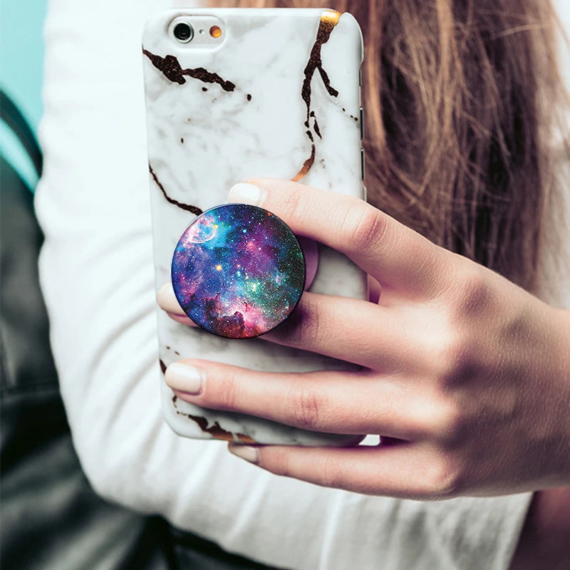 PopSocket Griptok Anneau Support Smartphone – Compatible iPhone & Huawei, Motifs