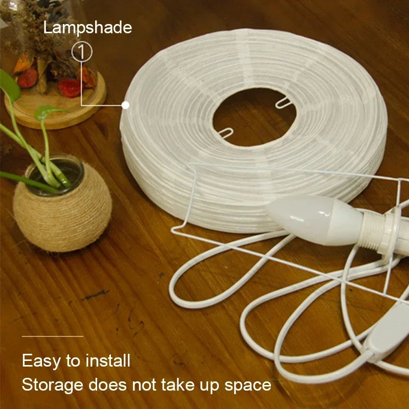 Lanterne Japonaise LED en Papier de Riz – Lampe d’Ambiance Déco
