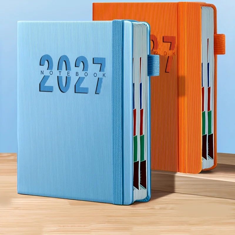 Journal d’Autodiscipline 365 Jours – Agenda Gestion du Temps – 2026 ou 2027 – 5 Coloris