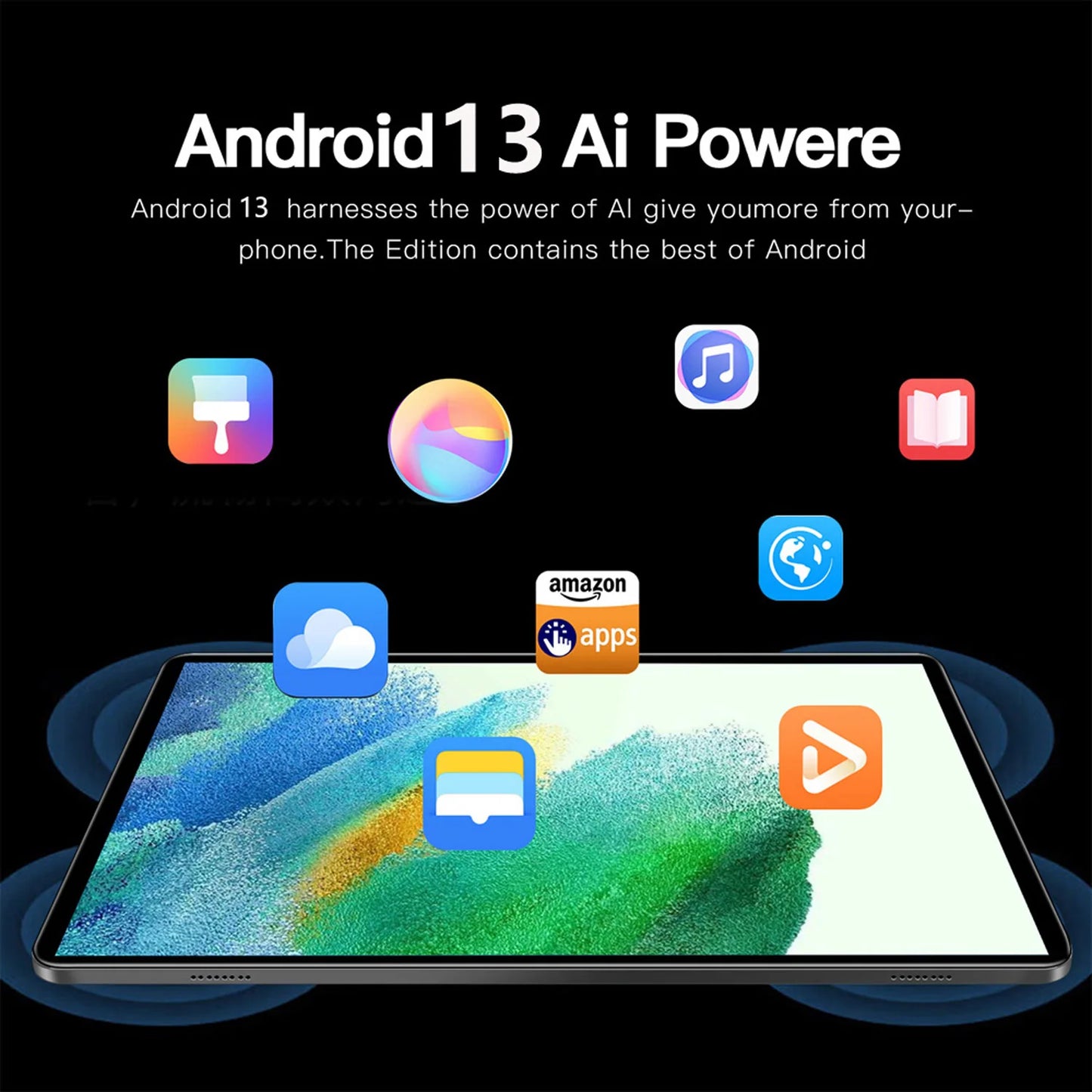Tablette Android 10,1" – Octa-Core, 4Go RAM + 64Go, Batterie 6000mAh, Google Play, Double SIM 3G