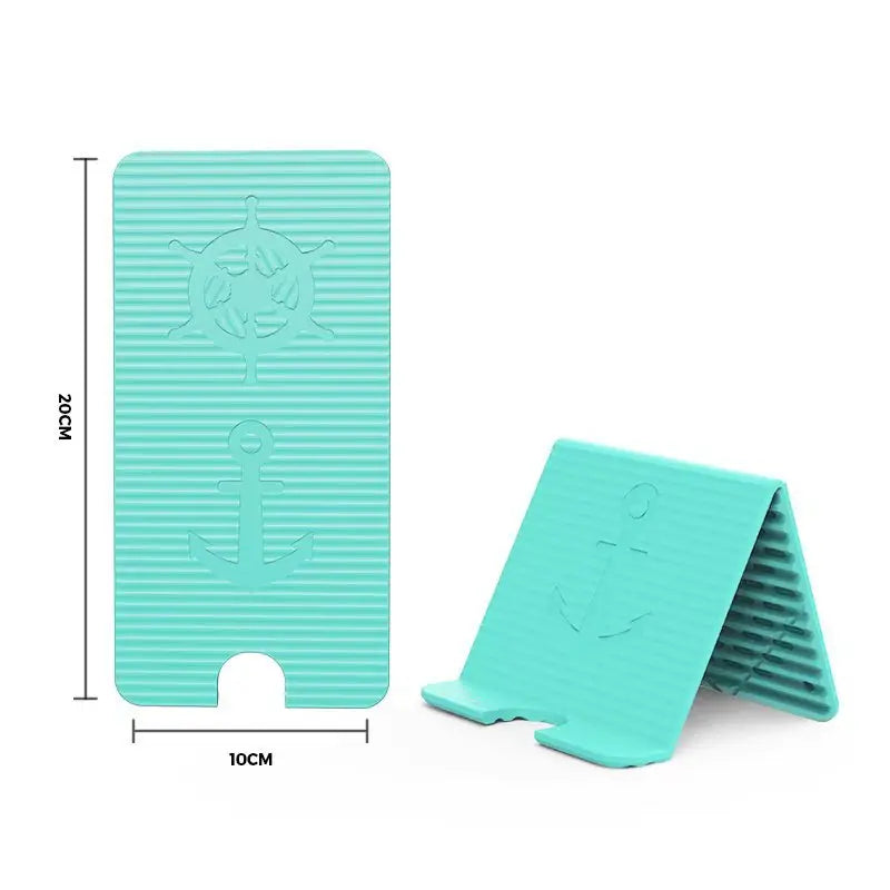 Support Téléphone & Tablette Pliable en Silicone – Universel – Bureau & Voyage – 4 Coloris