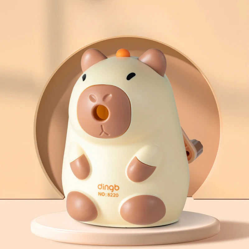 Taille-Crayon Capybara Kawaii – Papeterie Créative Style Coréen, 4 Modèles