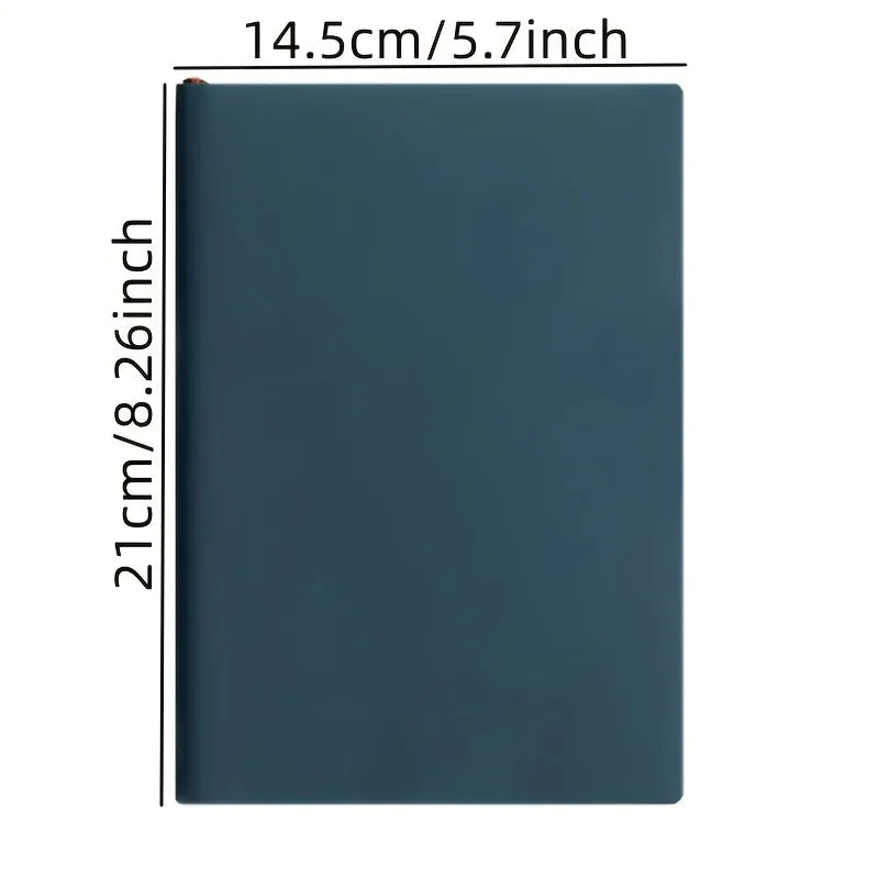 Carnet A5 en Cuir Souple – 120 Pages – Couverture Imperméable – Journal & Écriture – 4 Coloris
