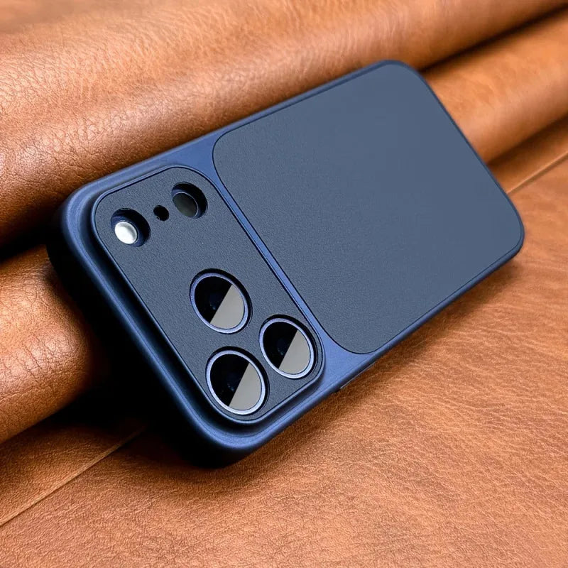 Coque Rétro Luxe pour iPhone – Semi-Rigide, Compatible iPhone 13 à 17 Pro Max, 5 Coloris