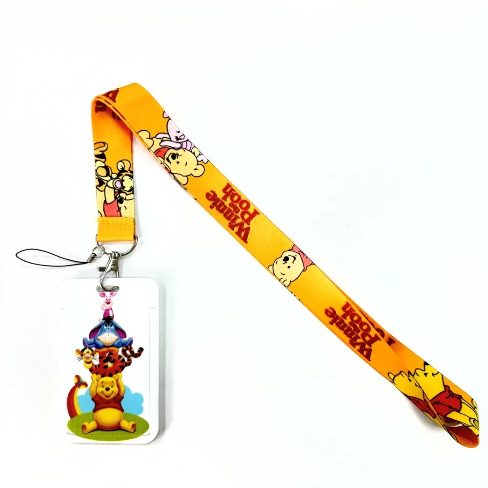 Cordon Tour de Cou Porte-Badge Disney – Mickey, Mulan, Winnie & Personnages – 20 Designs