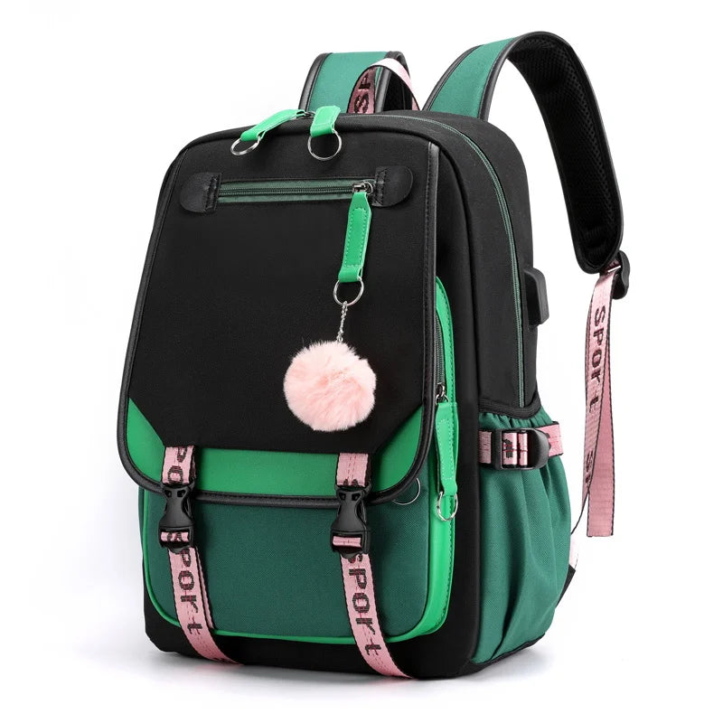 Sac à Dos Harajuku – Nylon, Grande Capacité, École & Voyage, 6 Coloris