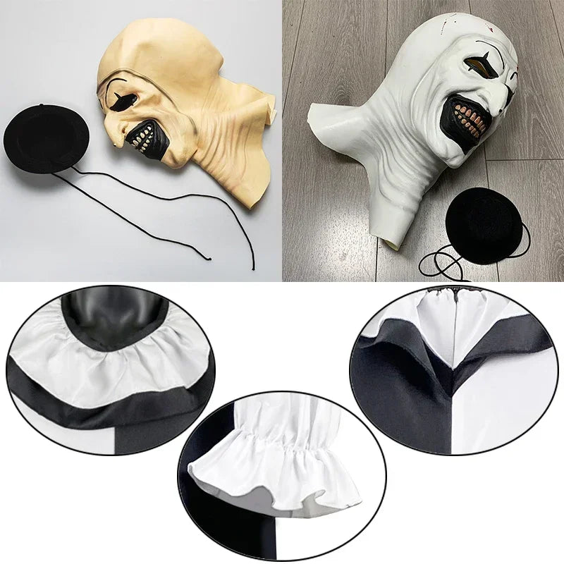 Costume Art the Clown – Déguisement Terrifier Halloween Adulte, Combinaison + Masque