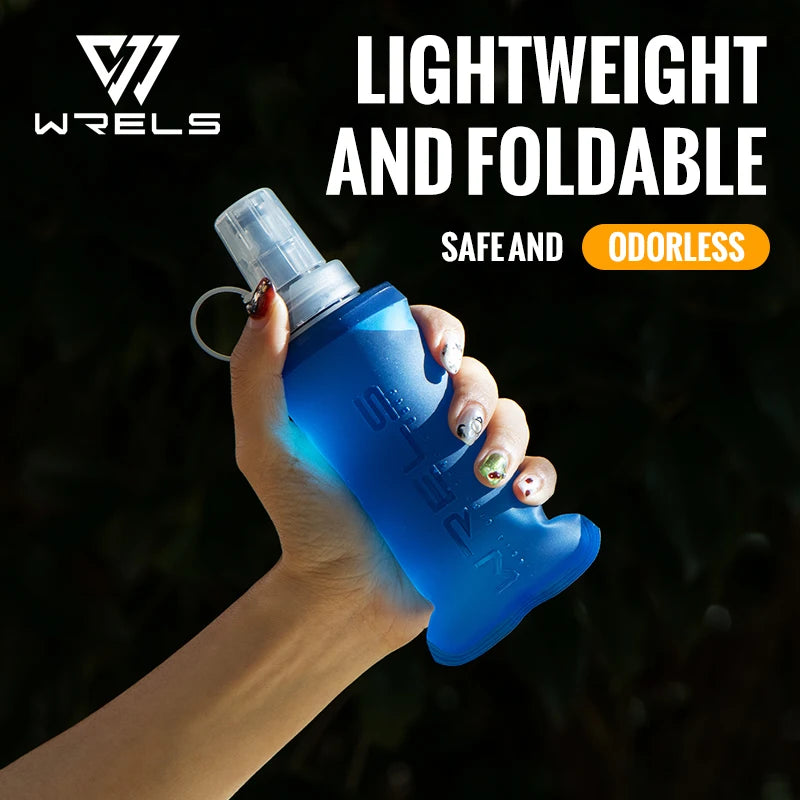 Gourde Souple Pliable WRELS – TPU Sans BPA, Sport Running Camping, 150/250/500ml