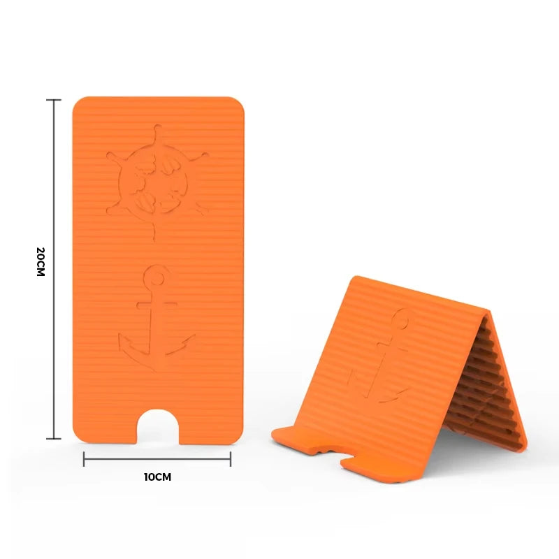 Support Téléphone & Tablette Pliable en Silicone – Universel – Bureau & Voyage – 4 Coloris