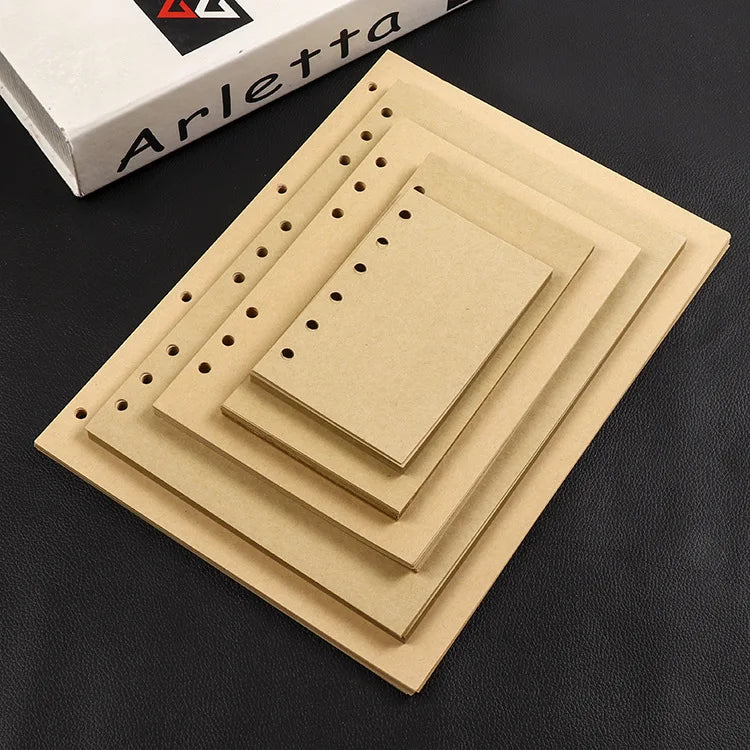 Recharges Feuilles Mobiles pour Classeur – A4, B5, A5, A6, A7 – Ligné, Quadrillé, Vierge & Accessoires
