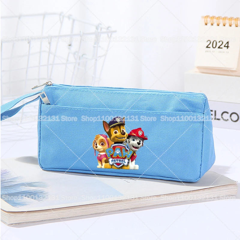 Trousse à Crayons Pat’ Patrouille Grande Capacité – Tissu Oxford – Cadeau Élève