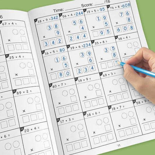 Cahier d’Entraînement Maths – Multiplication & Division, CM1 au CM2, Exercices Progressifs