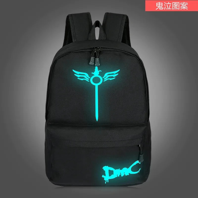 Sac à Dos Scolaire Lumineux – Bandes Réfléchissantes, Unisexe, 6 Motifs
