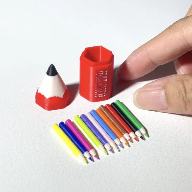 Set Miniature Fournitures Scolaires – 10 à 12 Pièces, Maison de Poupée & Jeu, 5 Assortiments