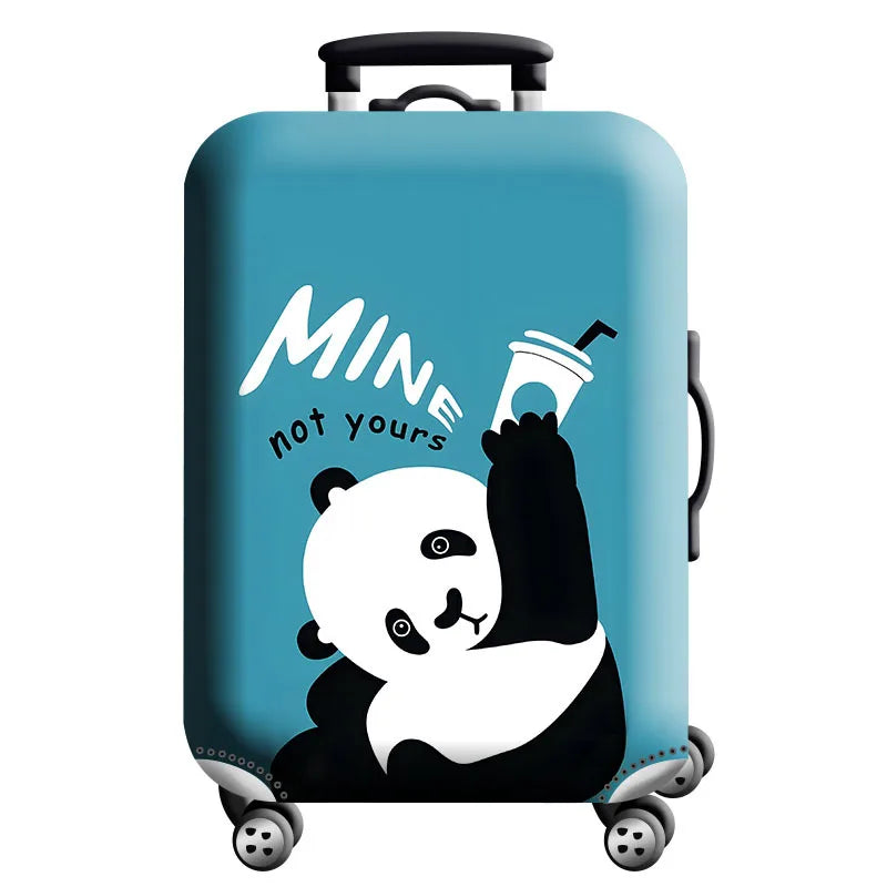Housse de Protection Valise – Tissu Élastique Lavable, Anti-Rayures, 29 Motifs, Tailles S à XL
