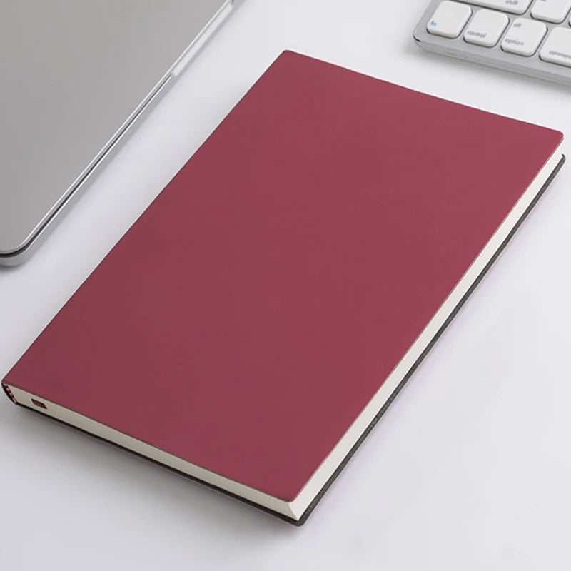 Carnet A5 en Cuir Souple – 120 Pages – Couverture Imperméable – Journal & Écriture – 4 Coloris