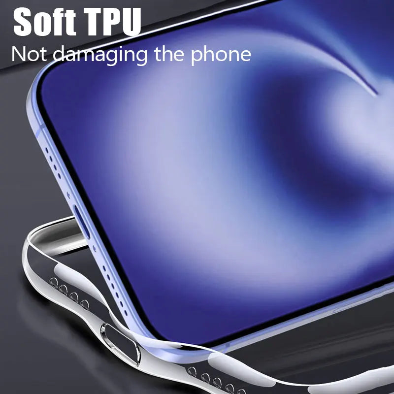 Coque Silicone Transparente iPhone – Souple, Légère, Compatible iPhone 11 à 17 Pro Max