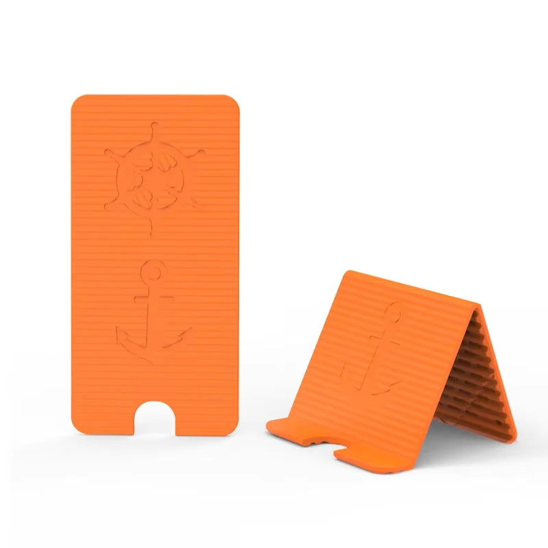 Support Téléphone & Tablette Pliable en Silicone – Universel – Bureau & Voyage – 4 Coloris